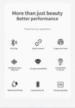 Ecouteurs sans fil Bluetooth 5, Lenovo LivePods HT38 TWS, étanche, réduction du bruit, avec micro – Image 12