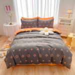 Parure de lit, ensemble 3 pièces en coton, housse de couette, 2 taies d'oreiller 50 x 75 cm – Image 5