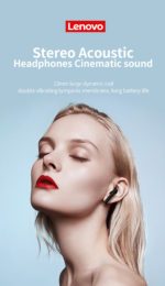 Ecouteurs sans fil Bluetooth 5, Lenovo LivePods HT38 TWS, étanche, réduction du bruit, avec micro – Image 11