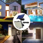 Projecteur LED à énergie solaire, 3000 Lumens, IP65, avec détecteur de mouvement et 4 modes d’éclairage – Image 6