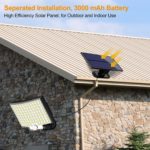 Projecteur LED à énergie solaire, 3000 Lumens, IP65, avec détecteur de mouvement et 4 modes d’éclairage – Image 2