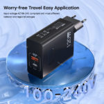 Chargeur rapide 120W, QC 3.0, à double ports PD et USB C, pour MacBook, iPad, iPhone, Samsung – Image 4