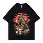 T-Shirt en coton imprimé, manches courtes, Godzilla – Image 5