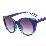 Lunettes de soleil verres dégradés, rétro, léopard, UV400