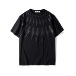 T-Shirt en coton imprimé, col rond, Thunderbolt
