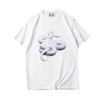 T-Shirt en coton imprimé, col rond, Snake – Image 2