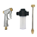 Pistolet de pulvérisation d'eau haute pression, en métal, pour l'arrosage et nettoyage – Image 3