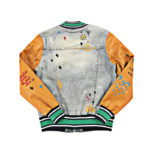 Veste en Denim universitaire, brodée sur l'ensemble – Image 8