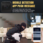 Mini caméra de surveillance Wifi, 1080P, avec vision nocturne et capteur de mouvement, avec carte MicroSD 64GB – Image 4