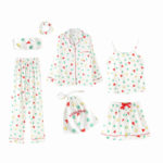 Ensemble 7 pièces, pyjama pour femme, vêtements de nuit – Image 13