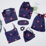 Ensemble 7 pièces, pyjama pour femme, vêtements de nuit – Image 11
