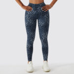 Legging taille haute, léopard, élastique, effet Push Up – Image 3
