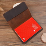 Etuis pour passeport suisse en cuir, porte-passeport de voyage – Image 2
