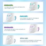 Masque facial LED, thérapie photonique, outils de soins de la peau du visage – Image 3