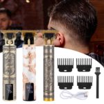 Tondeuse à cheveux électrique à affichage numérique, rechargeable, sans fil – Image 5