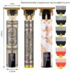 Tondeuse à cheveux électrique à affichage numérique, rechargeable, sans fil – Image 6