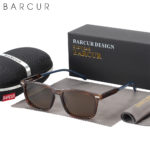 Lunettes de soleil carrées TR90, polarisé, anti-reflet, UV400, avec boite de rangement – Image 7
