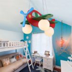 Suspension d'avion à hélice en bois, pour chambre d’enfant, 50 cm – Image 6