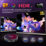 Box IPTV Android 12, 8K, 4GB RAM, 64GB ROM EMMC, Cortex A53 Quad-Core, WiFi 6, BT 5.0+ – Image 9