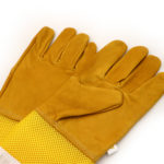 Paire de gants de protection pour l'apiculture, en peau de chèvre, ventilé, manches longues – Image 4