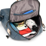 Sac à dos en cuir souple, à bandoulière, résistant à l'usure et étanche – Image 10