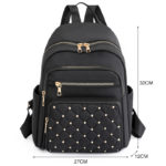 Sac à dos en nylon, grande capacité, multiples poches de rangement – Image 6