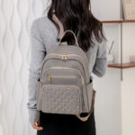 Sac à dos en nylon, grande capacité, multiples poches de rangement – Image 2