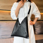 Sac à main en cuir, à bandoulière, fourre-tout de grande capacité, sac de styliste – Image 4