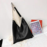 Sac à main en cuir, à bandoulière, fourre-tout de grande capacité, sac de styliste – Image 5