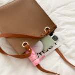 Sac à main et bandoulière en cuir, fourre-tout de styliste, à poignée supérieure – Image 8