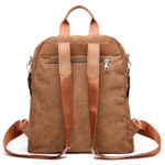 Sac à dos et trousse en velours côtelé, grande capacité – Image 5