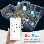 Caméra de surveillance intérieure IP PTZ, 3MP, WiFi, suivi automatique, audio, Tuya Smart Home – Image 4
