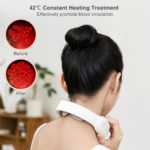 Masseur de cou électrique EMS pour le cou, outil de relaxation, soulagement de la douleur des vertèbres cervicales, physiothérapie – Image 2