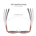 Lunettes de soleil rondes, vintage, polarisé, anti-reflet, UV400, avec boite de rangement – Image 4
