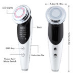 Appareil de lifting du visage 7 en 1, RF, micro-courant, rajeunissement, masseur facial à LED, luminothérapie – Image 8