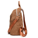 Sac à dos et trousse en velours côtelé, grande capacité – Image 6