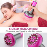 Appareil de drainage lymphatique, brosse de massage méridiens, micro-courant, appareil de physiothérapie – Image 5