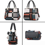 Sac à main et bandoulière, Fourre-Tout, en cuir PU, grande capacité – Image 15