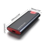 Boitier externe, adaptateur SSD M.2 NVMe, 2230/2242/2260/2280, avec câbles – Image 6