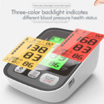 Tensiomètres de bras LCD portable, moniteur de pression artérielle, fréquence cardiaque, à grande manchette – Image 2