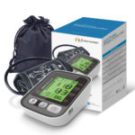 Tensiomètres de bras LCD portable, moniteur de pression artérielle, fréquence cardiaque, à grande manchette – Image 3