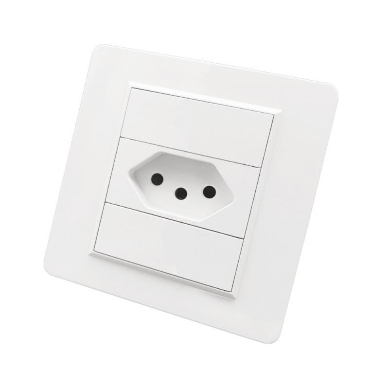 Lot de 2 prises encastrées T13, 10A, Standard Type 86