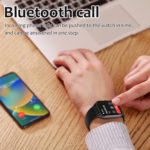 Montre connectée P58 avec écran HD 1.96", IP67, moniteur d'activité physique et sportive, Android et iPhone – Image 5