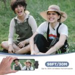 Ensemble de microphones sans fil Lavalier MIC-W1, pour iPhone et Android – Image 2