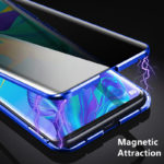 Double coque magnétique 360° pour iPhone, protection de la vie privée, double verre, protection en métal – Image 5