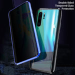 Double coque magnétique 360° pour iPhone, protection de la vie privée, double verre, protection en métal – Image 4