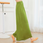 Pantalon de danse en mousseline de soie avec jupe fluide, jambe large, vêtements longs – Image 4