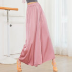 Pantalon de danse en mousseline de soie avec jupe fluide, jambe large, vêtements longs – Image 5