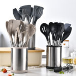 Ensemble d'ustensiles de cuisine en silicone antiadhésif, 12 pièces – Image 6