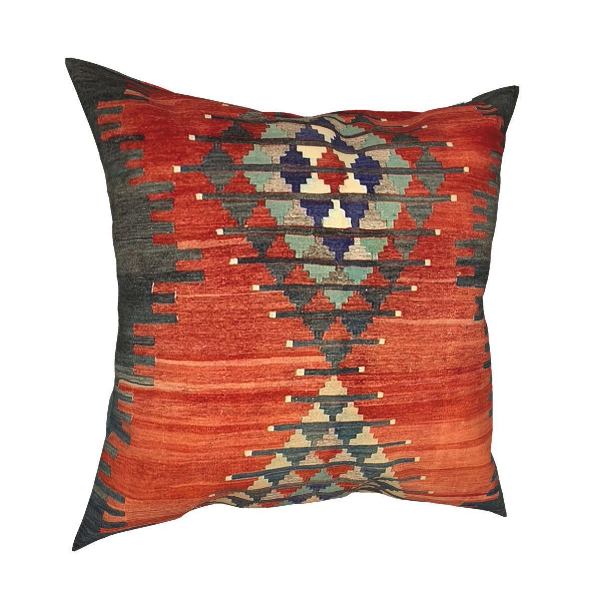 159224-rndlx8.jpg Housse de coussin, Aztèque, imprimé coloré, 45 x 45 cm – Image 1